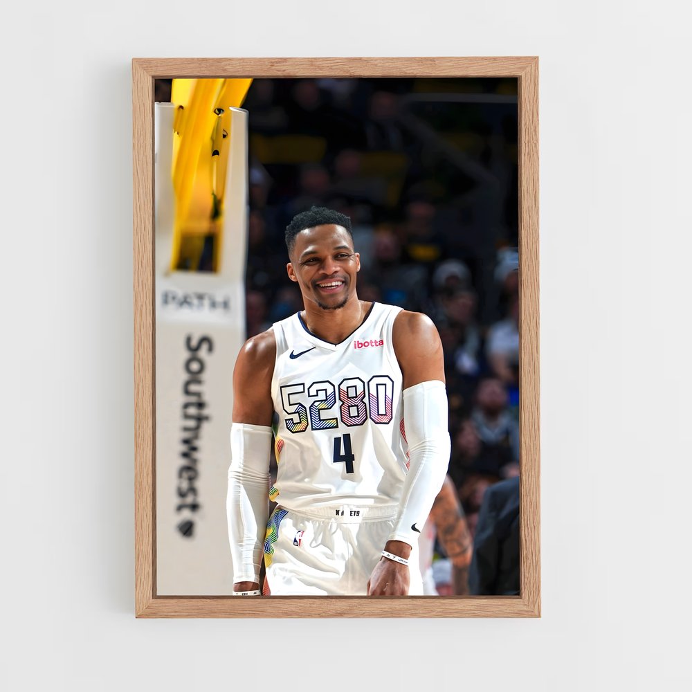 Poster Westbrook en Action – affiche Basketball (vue 4)